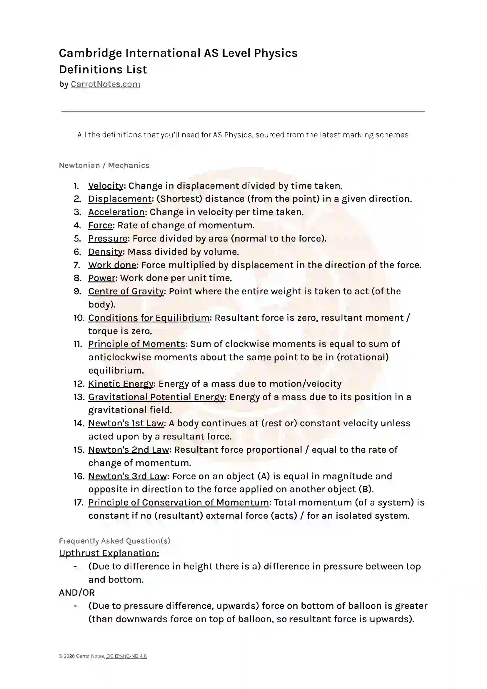AS Definitions Preview